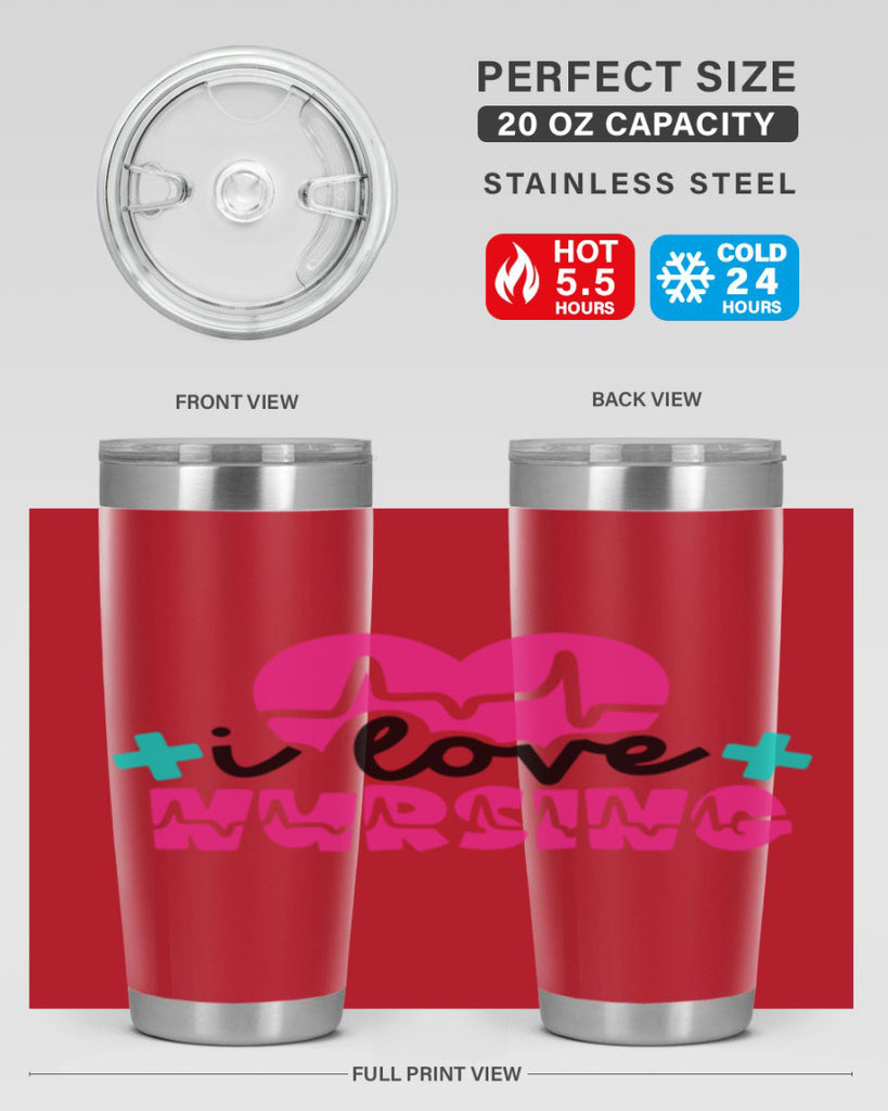 I Love Nursing Style Style 170#- nurse- tumbler