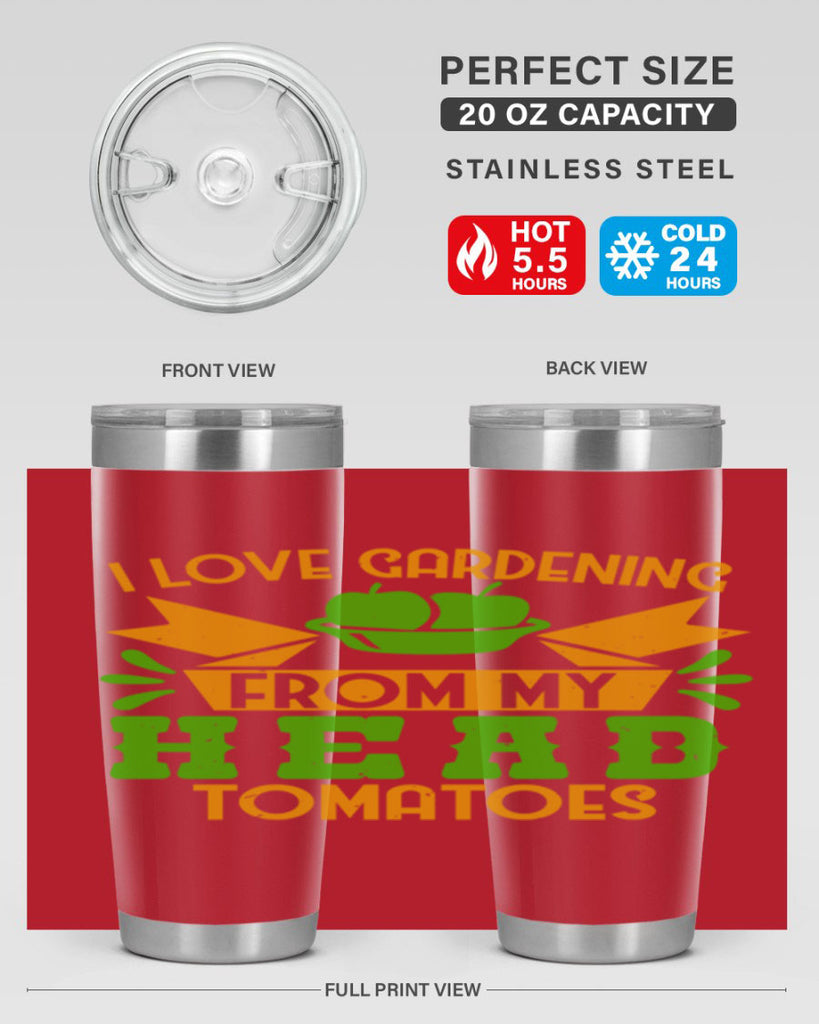 I love gardening from my head tomatoes 54#- farming and gardening- Tumbler