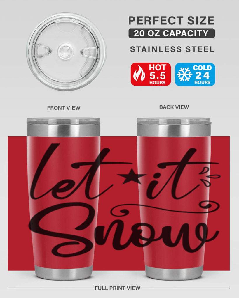 Let it snow 292#- winter- Tumbler
