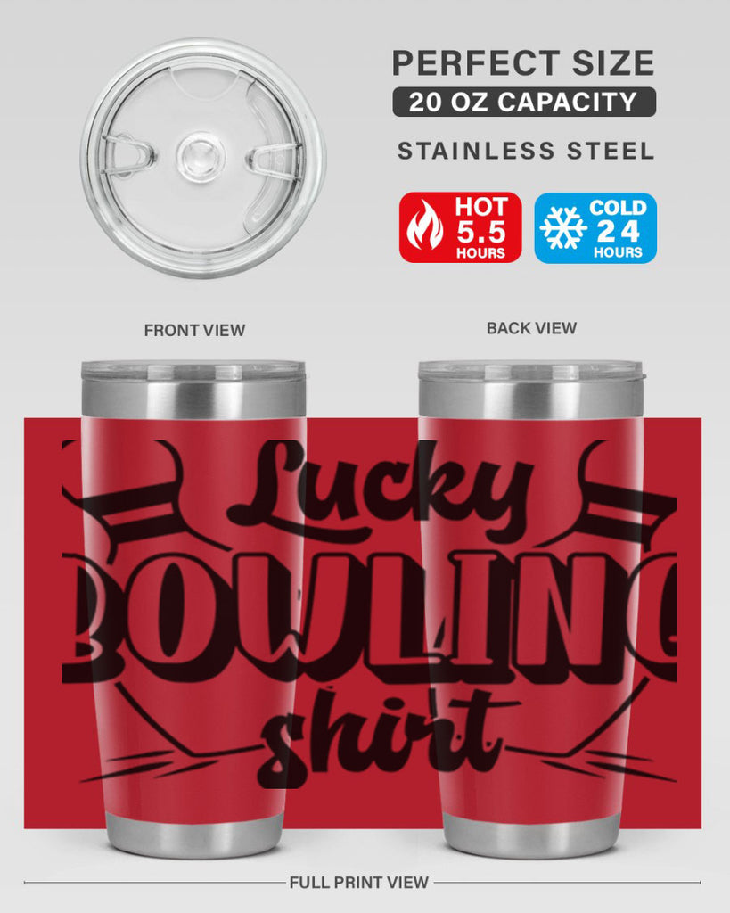 Lucky bowling shirt 690#- bowlig- Tumbler