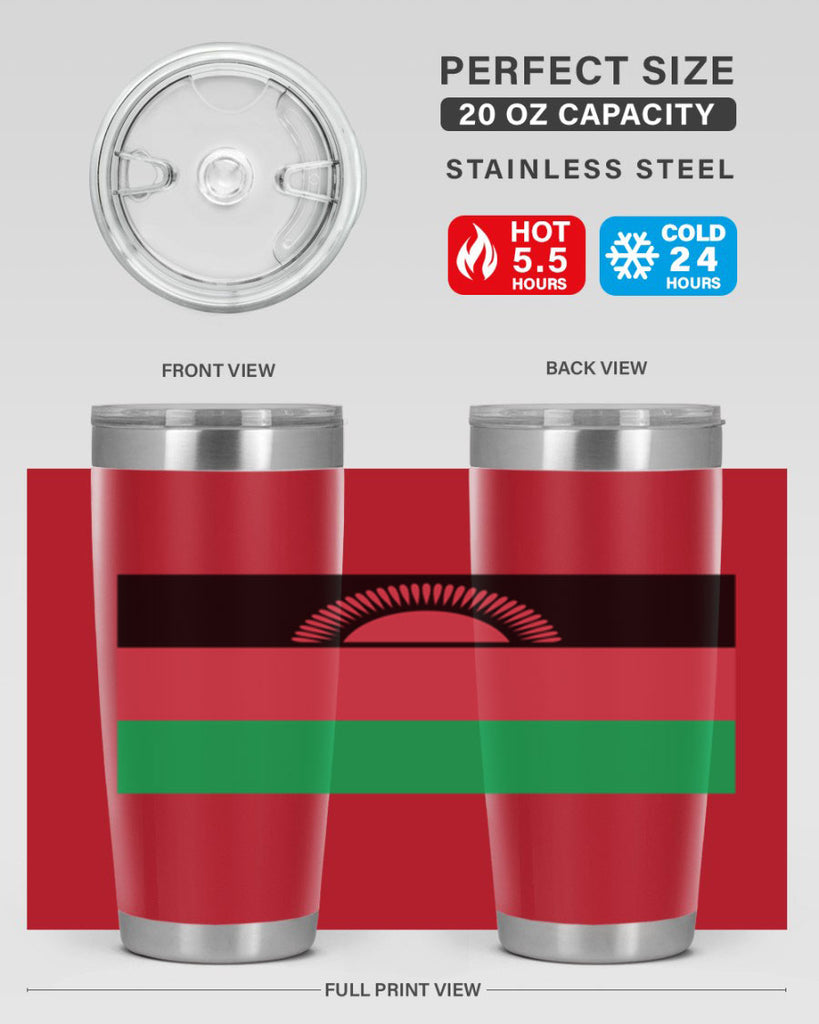 Malawi 95#- world flags- Tumbler