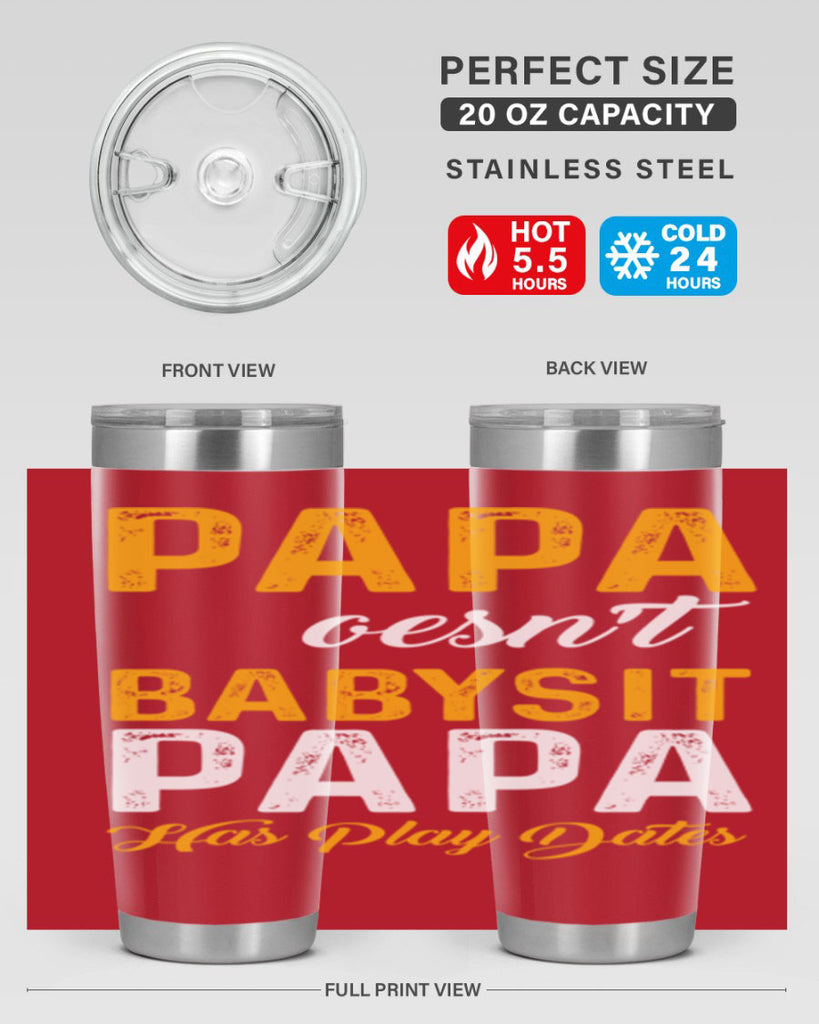 Papa 124#- grandpa - papa- Tumbler
