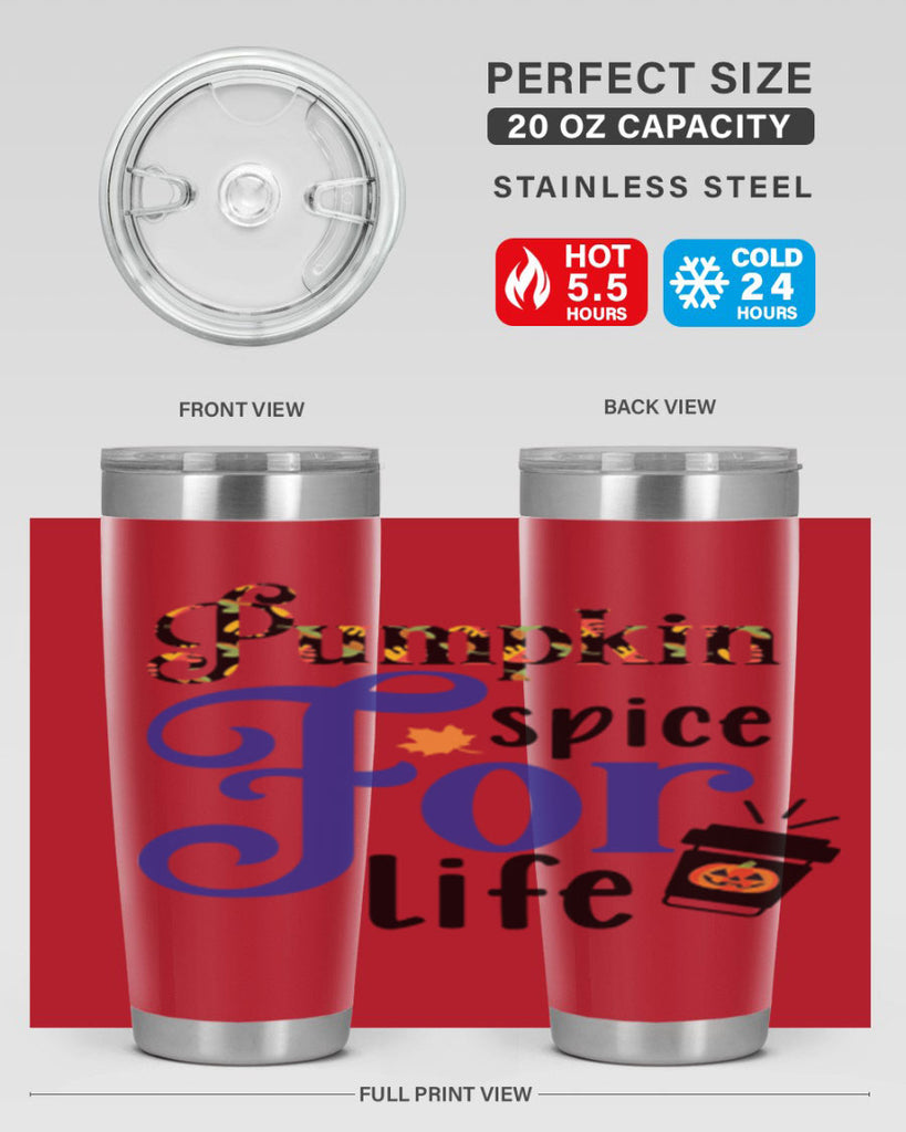 Pumpkinspiceforlife 566#- fall- Tumbler