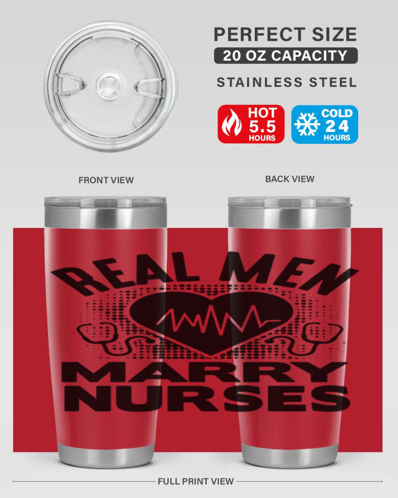 Real men Style 253#- nurse- tumbler