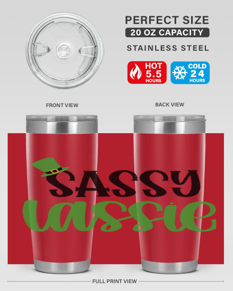 Sassy Iassie Style 34#- St Patricks Day- Tumbler