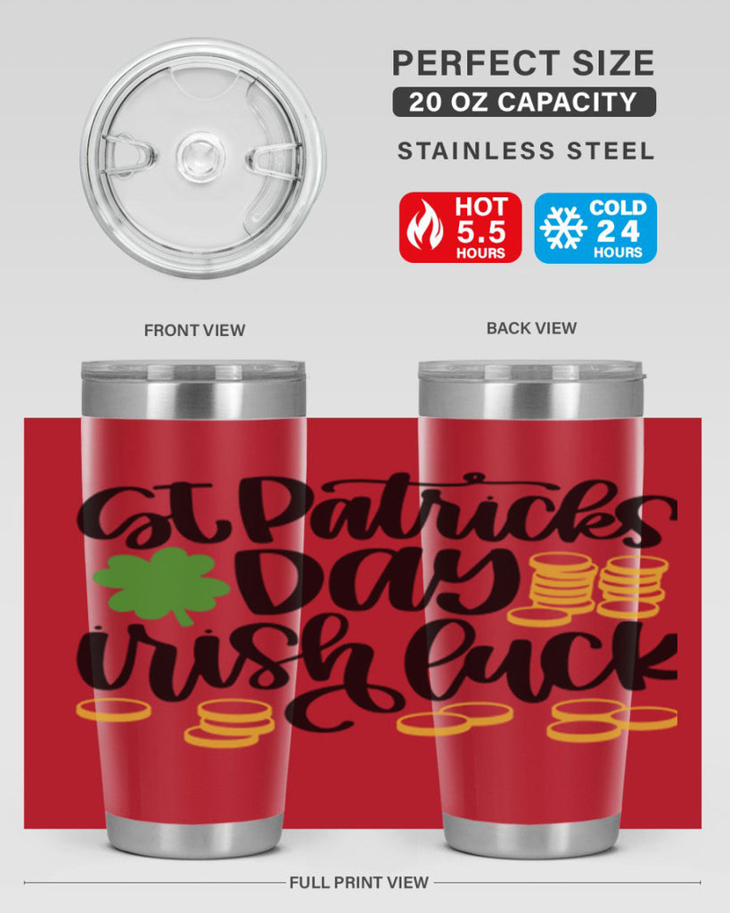 St Patricks Day Irish Luck Style 28#- St Patricks Day- Tumbler