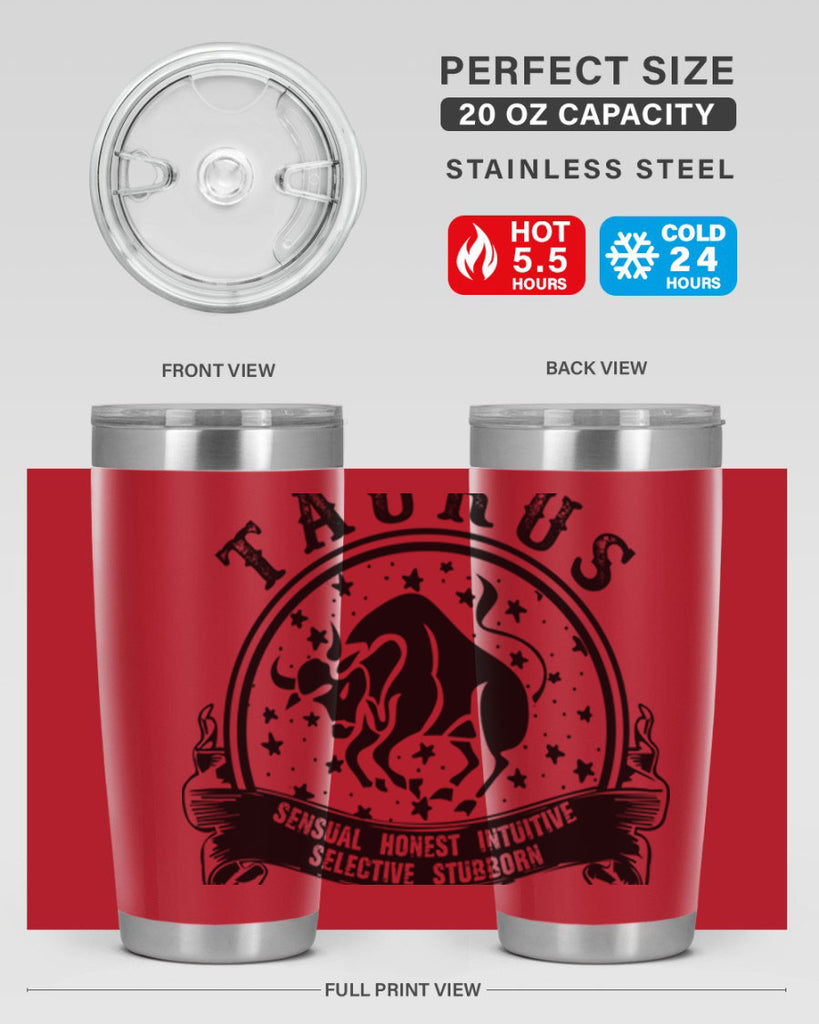 Taurus 5#- zodiac- Tumbler