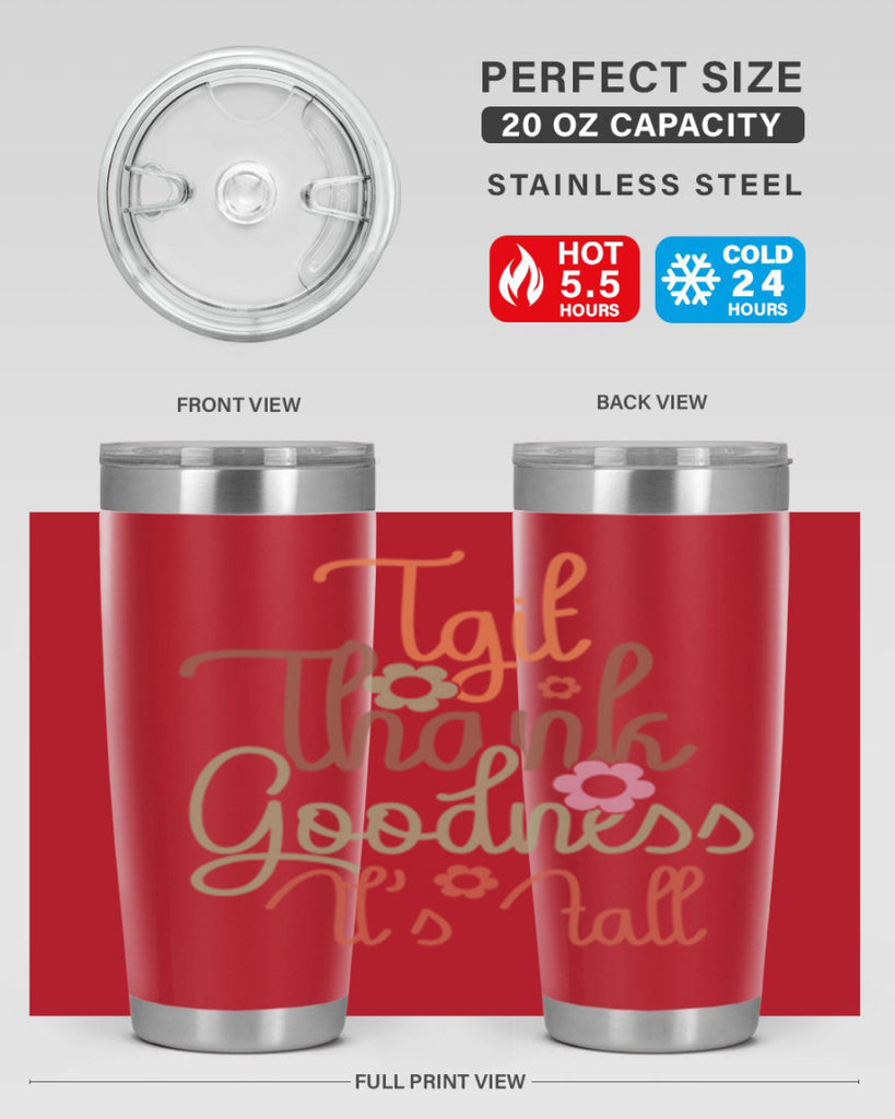 Tgif Thank Goodness Its Fall 596#- fall- Tumbler