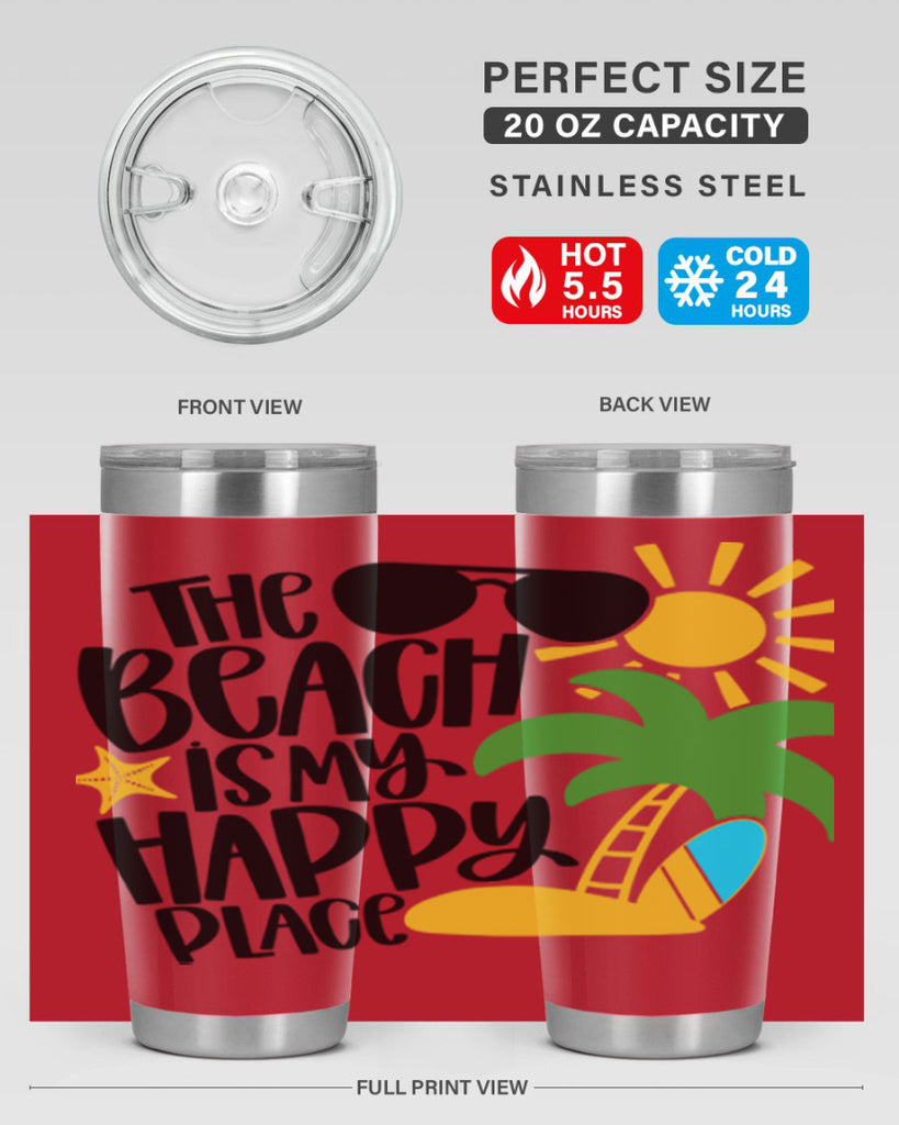 The Beach Is My Happy Place Style 12#- summer- Tumbler
