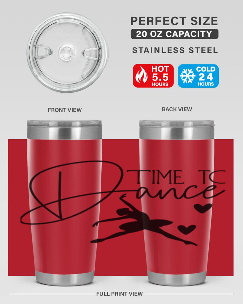 Time to Dance 85#- ballet- Tumbler