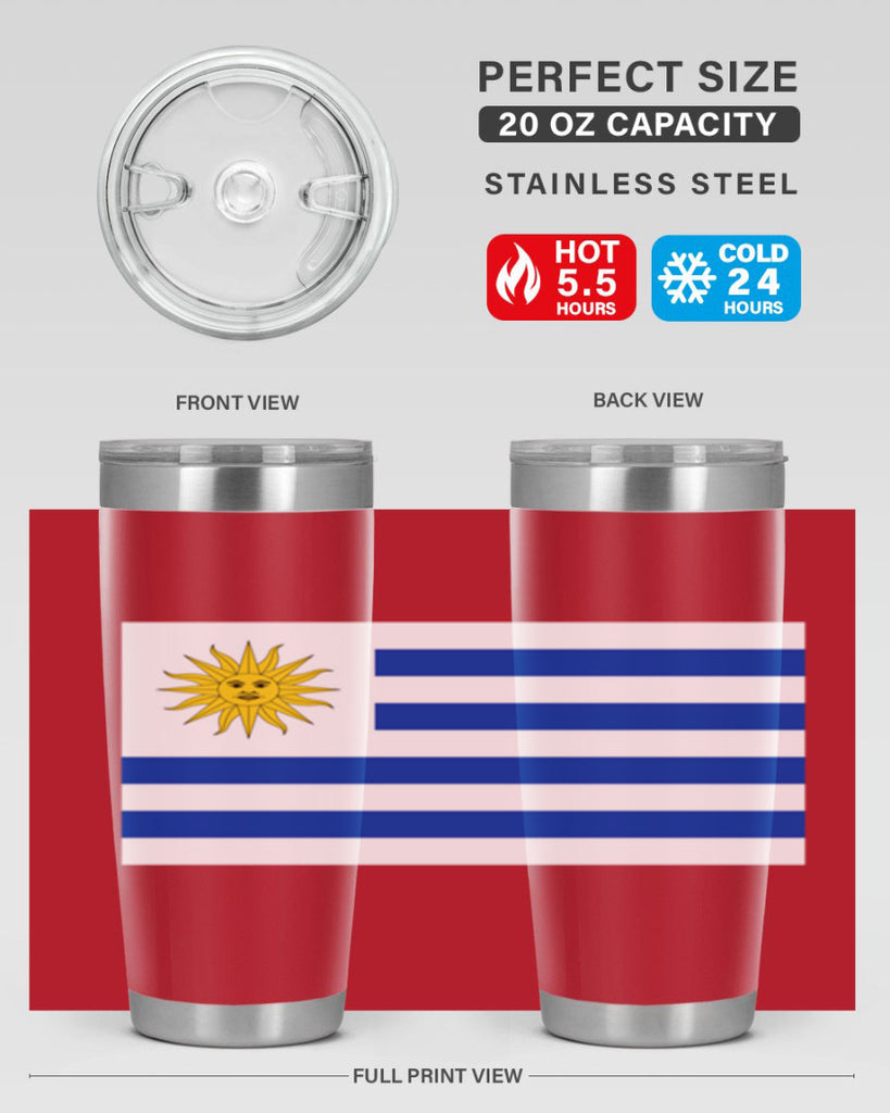 Uruguay 9#- world flags- Tumbler