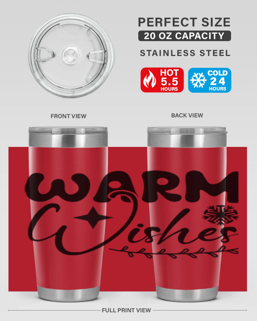 Warm wishes 467#- winter- Tumbler
