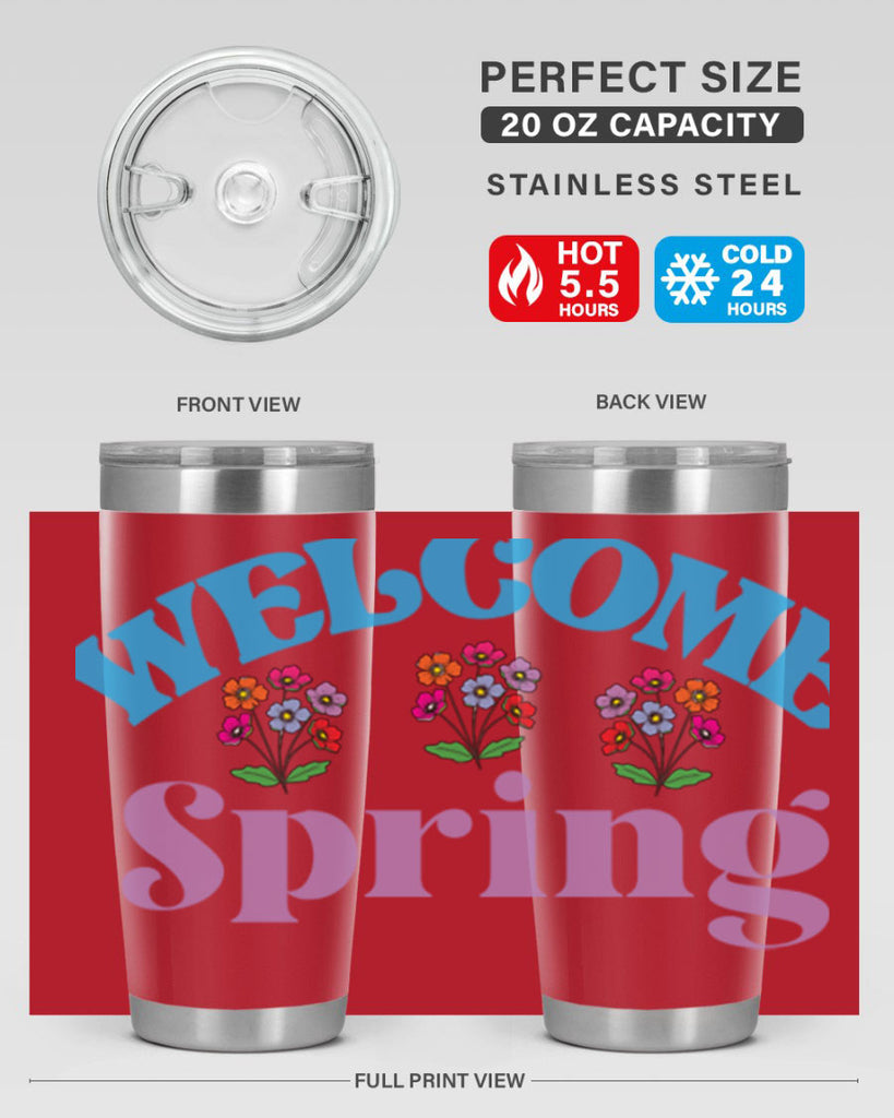 Welcome Spring  600#- spring- Tumbler