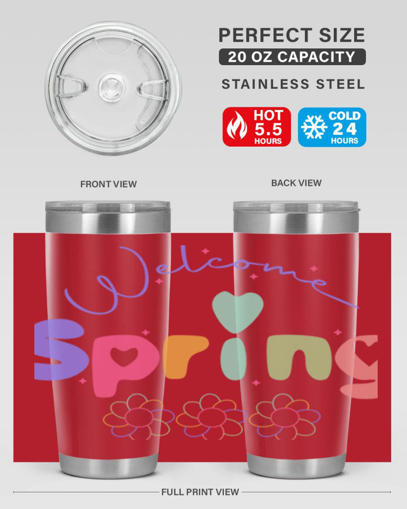 Welcome Spring583#- spring- Tumbler