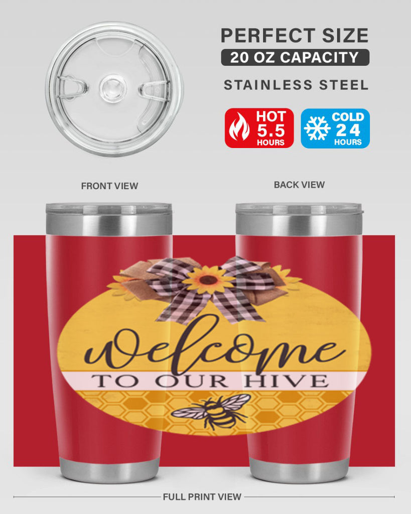 Welcome to our Hive complete yellow Mockup589#- spring- Tumbler