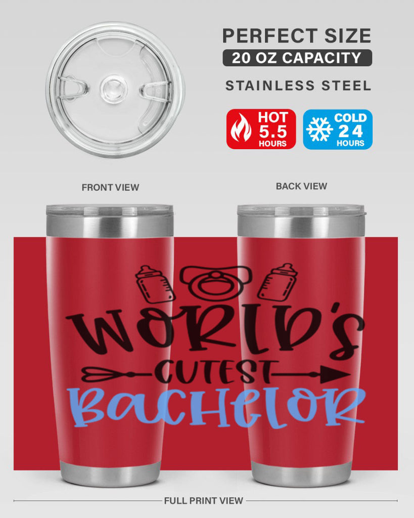 Worlds Cutest Bachelor Style 13#- baby- tumbler