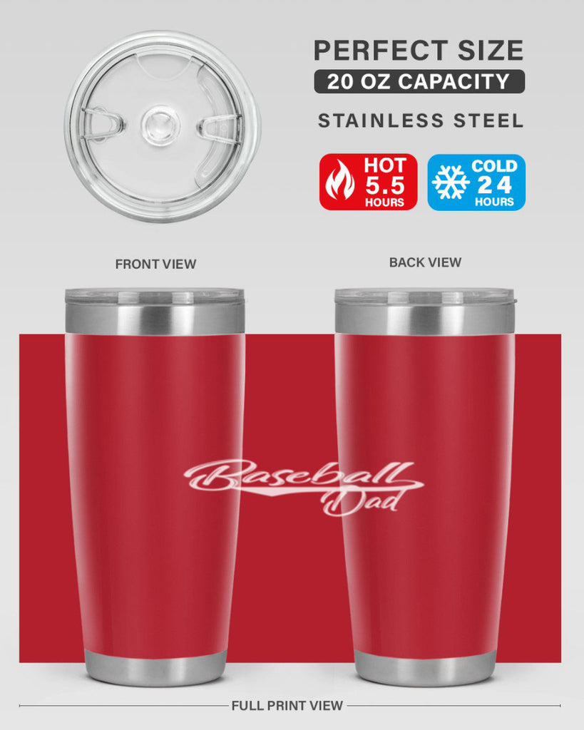 baseball dadk 49#- dad- Tumbler