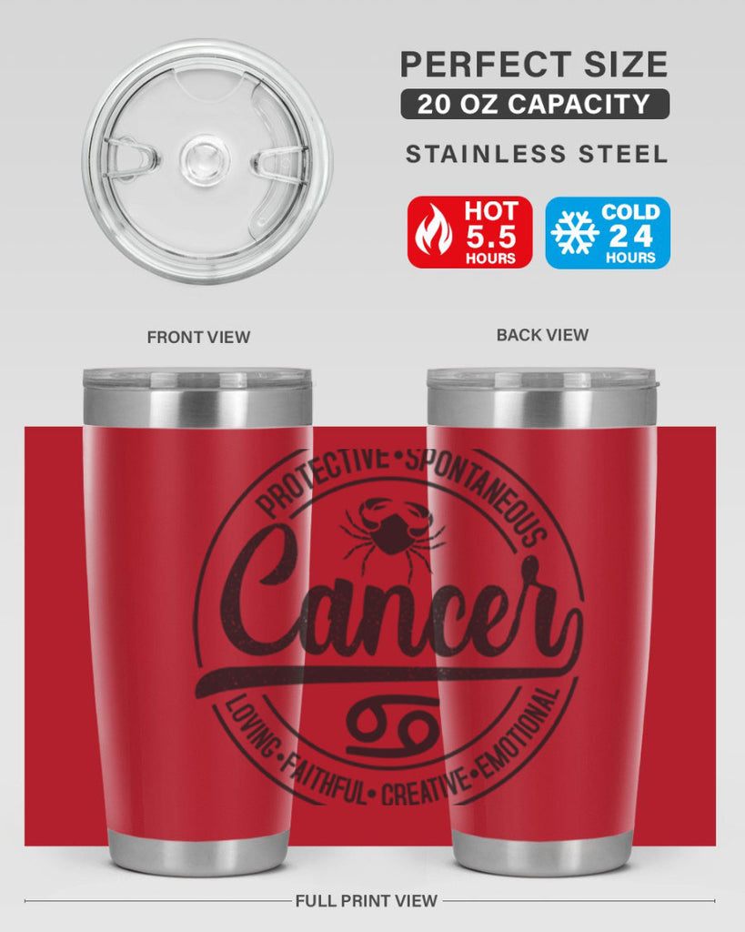 cancer 153#- zodiac- Tumbler