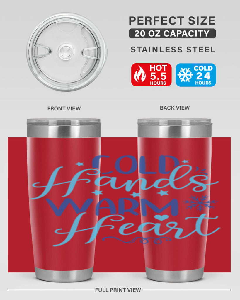 cold hands warm heart 51#- winter- Tumbler