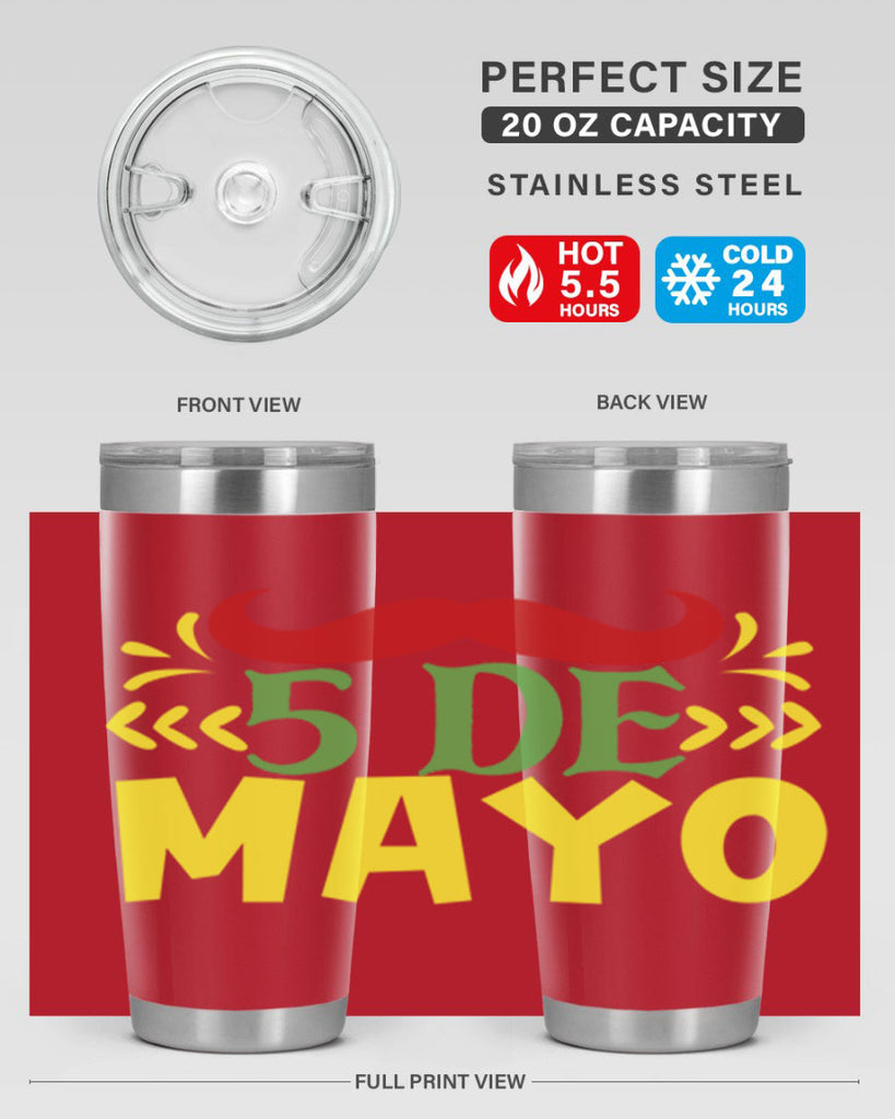 de mayo 5#- cinco de mayo- Tumbler