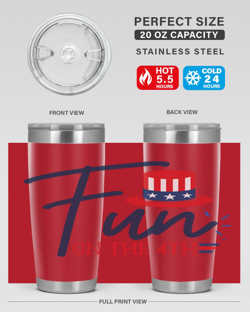 fun on the th Style 18#- Fourt Of July- Tumbler