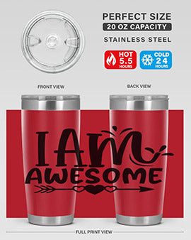 i am awesome Style 19#- autism- Tumbler