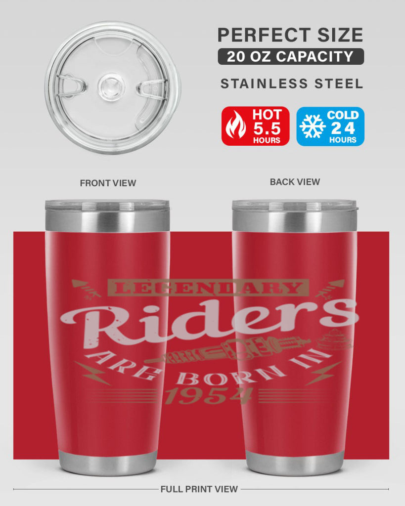 legendary riders are born in Style 60#- birthday- tumbler