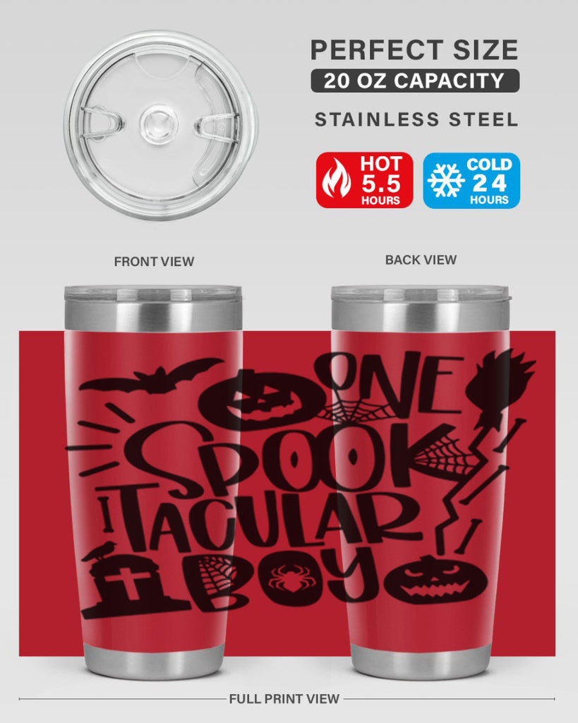 one spooktacular boy 38#- halloween- Tumbler