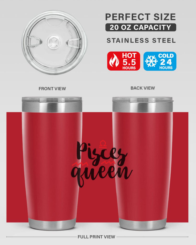 pisces queen 368#- zodiac- Tumbler