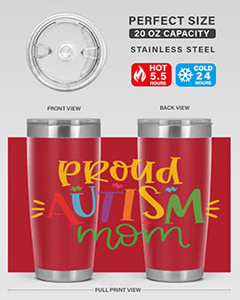 proud autism mom Style 35#- autism- Tumbler