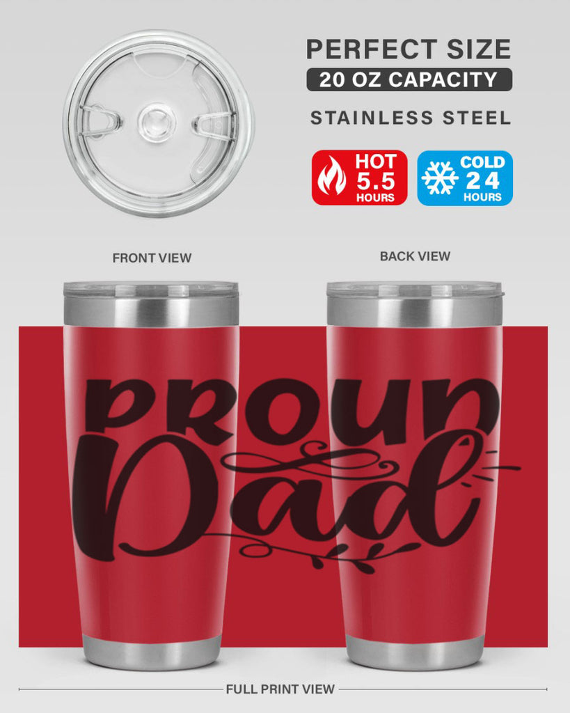 proud dad 71#- dad- Tumbler