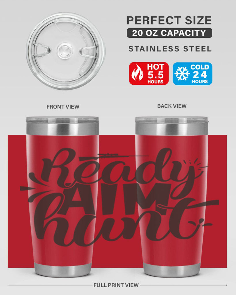 ready aim hunt 4#- hunting- Tumbler