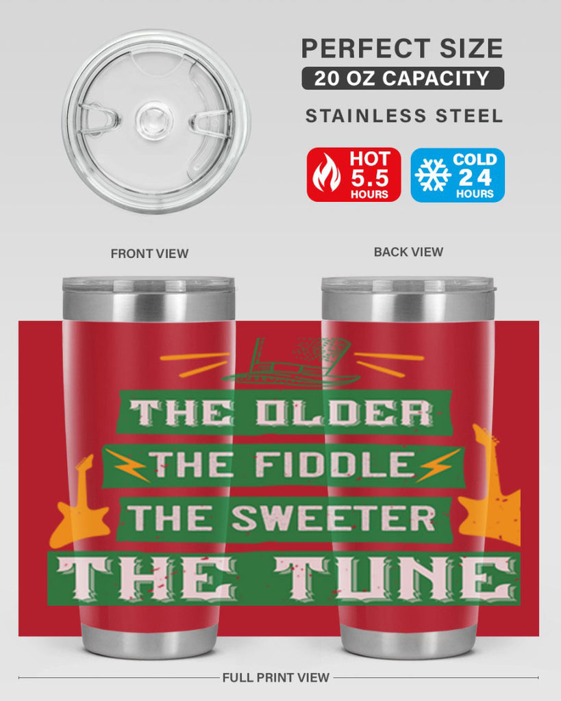 the older the fiddle the sweetrt the tune Style 9#- St Patricks Day- Tumbler