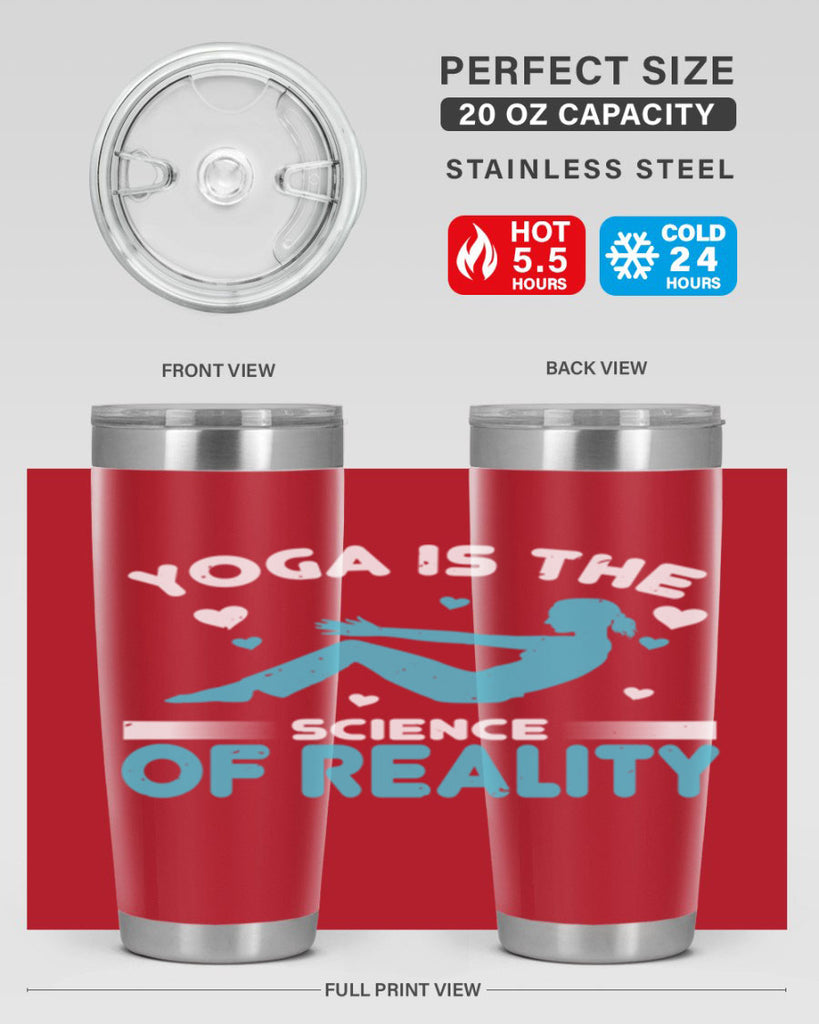 yoga is the science of reality 16#- yoga- Tumbler