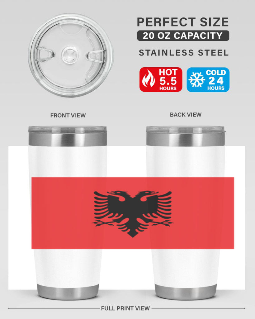 Albania 196#- world flags- Tumbler