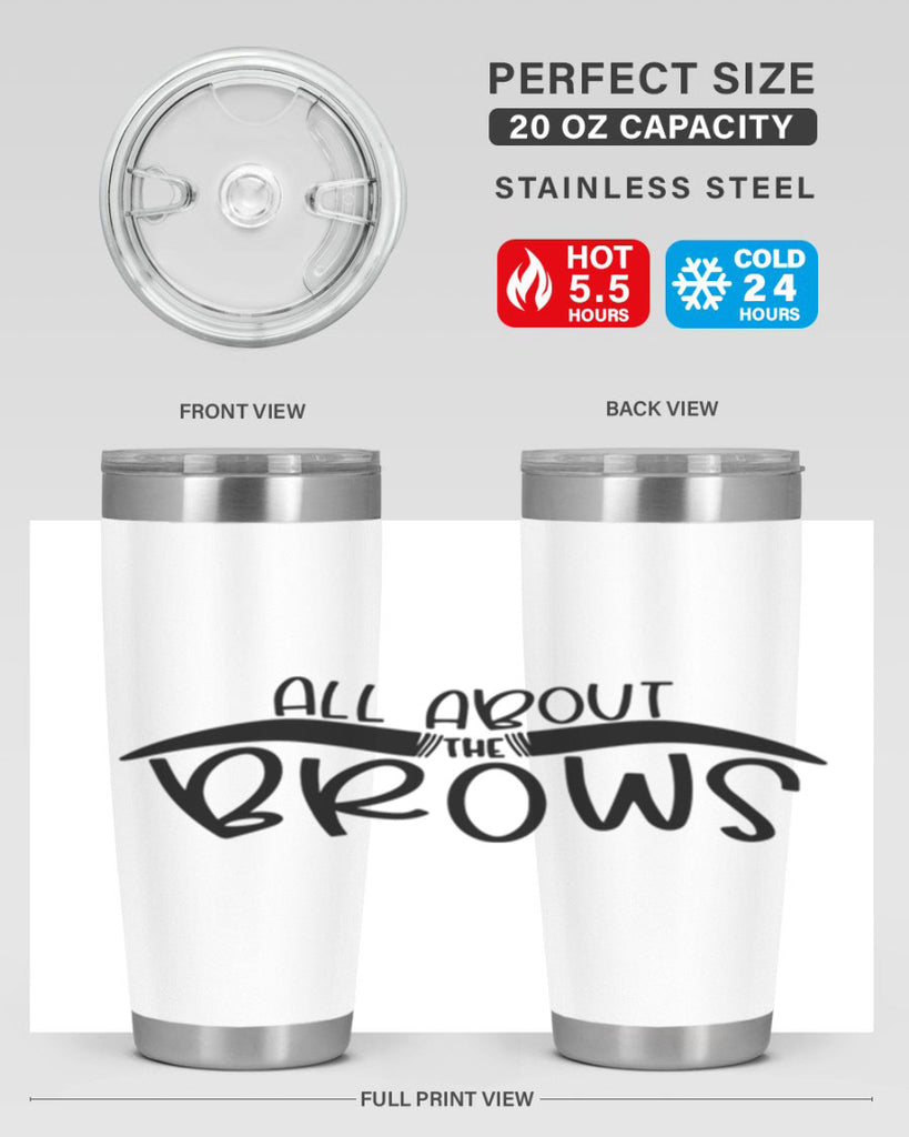 All About The Brows Style 147#- make up- Tumbler