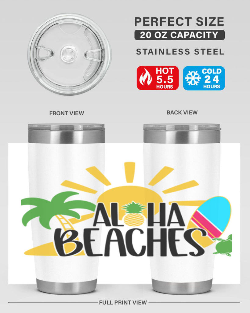 Aloha Beaches Style 55#- summer- Tumbler