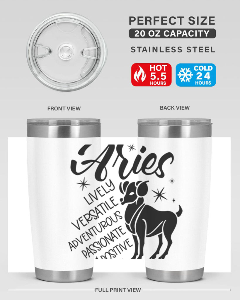 Aries 100#- zodiac- Tumbler