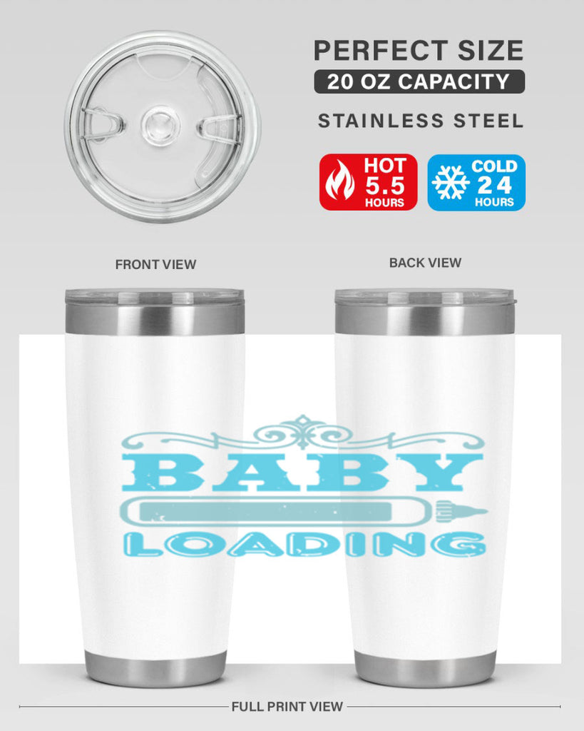 Baby Loading Style 49#- baby shower- tumbler