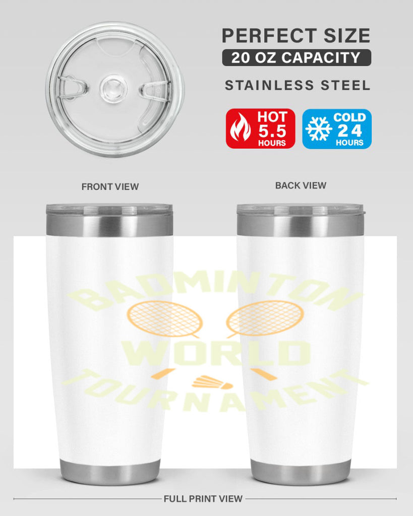 Badminton 1449#- badminton- Tumbler