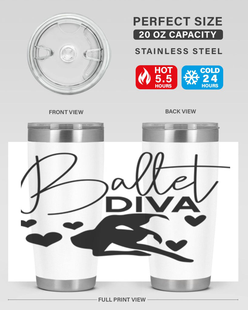 Ballet Diva 5#- ballet- Tumbler