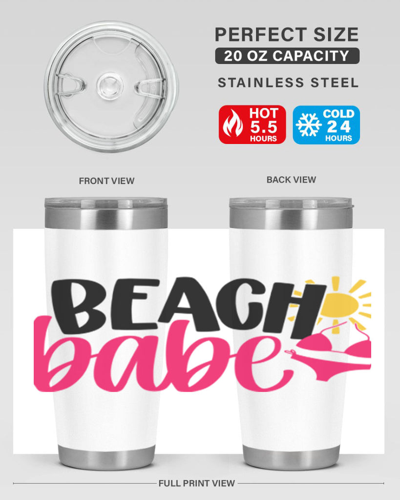 Beach Babe Style 52#- summer- Tumbler