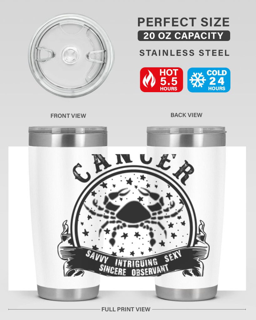 Cancer 13#- zodiac- Tumbler