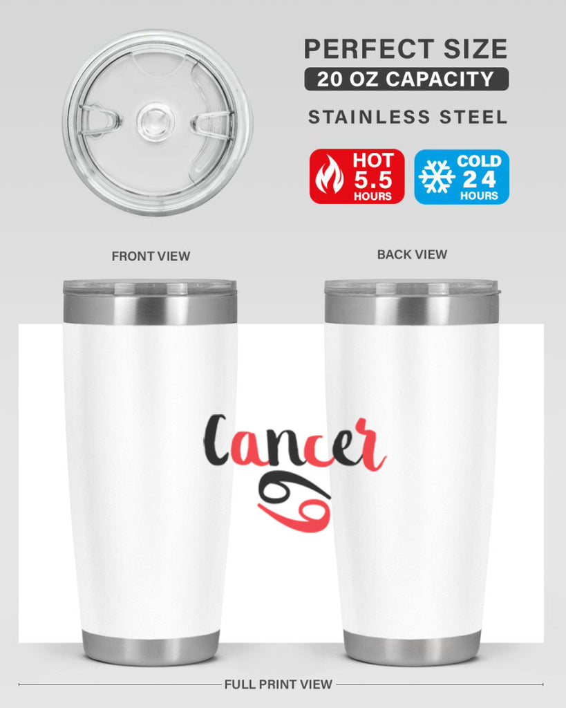 Cancer 152#- zodiac- Tumbler