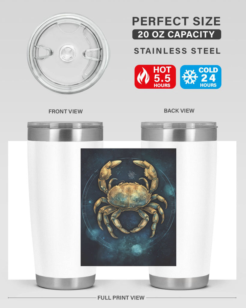 Cancer 57#- zodiac- Tumbler