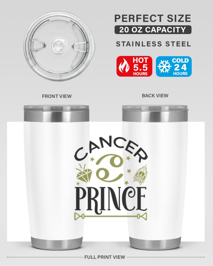 Cancer prince 159#- zodiac- Tumbler