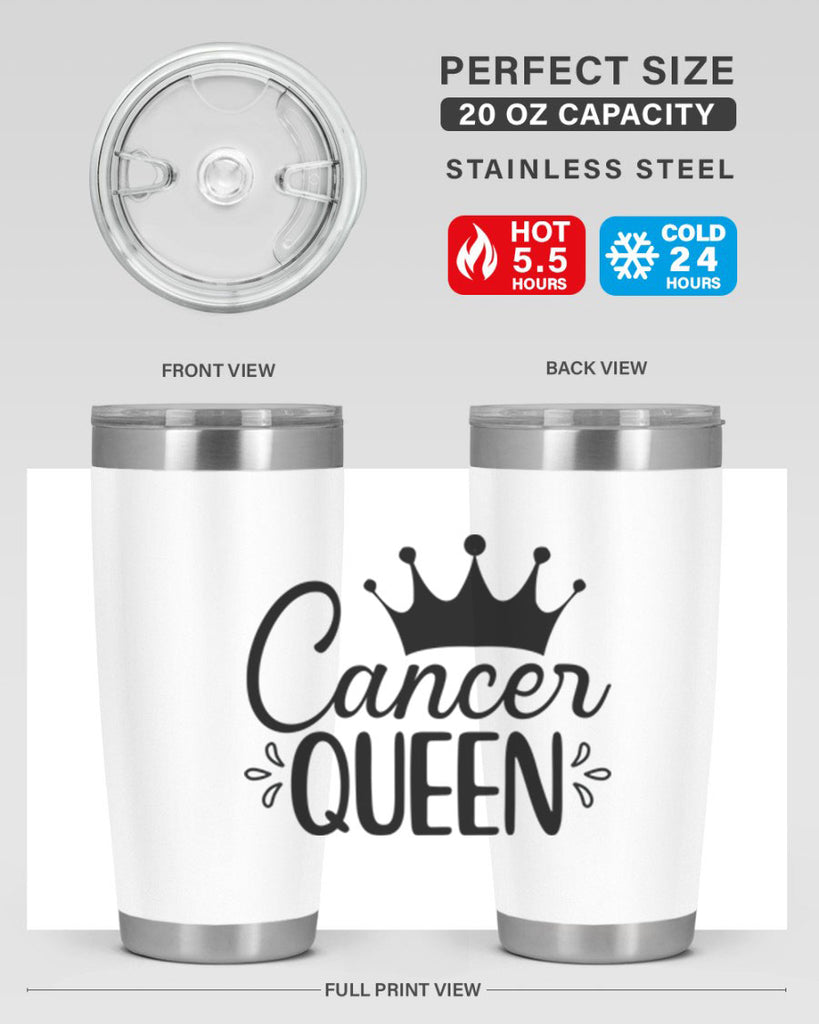 Cancer queen 161#- zodiac- Tumbler
