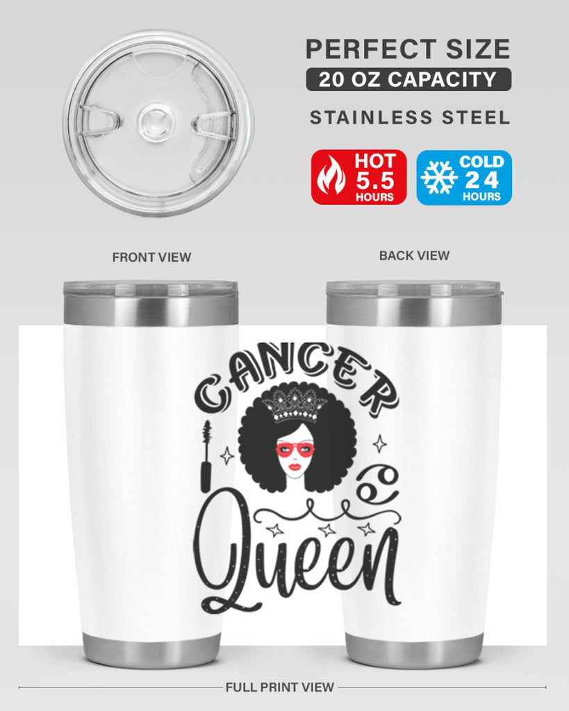 Cancer queen 162#- zodiac- Tumbler