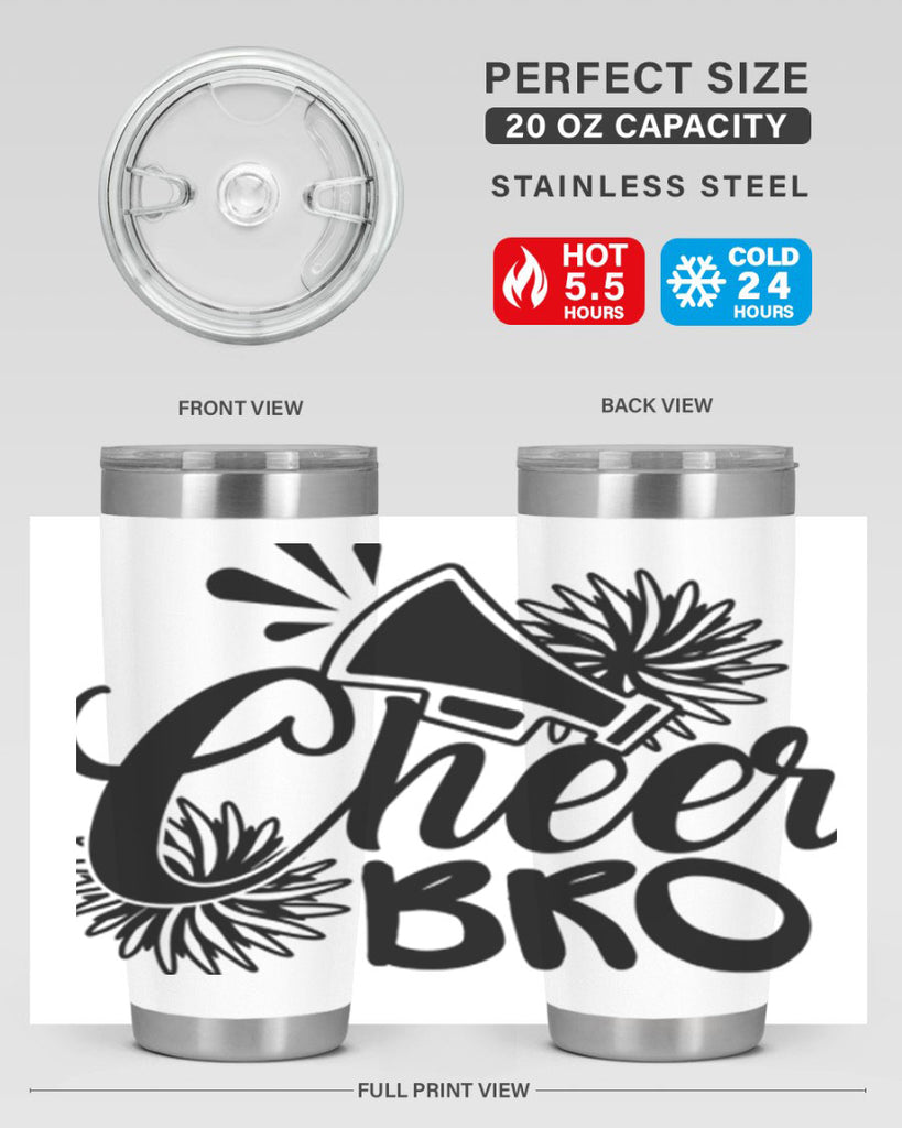 Cheer bro 1393#- cheer- Tumbler