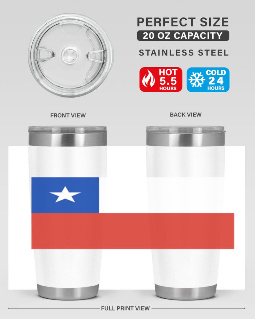Chile 163#- world flags- Tumbler